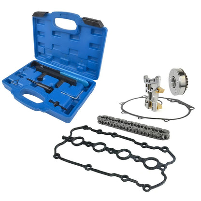 AP01 outil de synchronisation d'arbre à cames  &  chaîne de came  &  Kit tendeur pour Audi A3 VW Golf Seat Leon Skoda Octavia 2.0 FSI