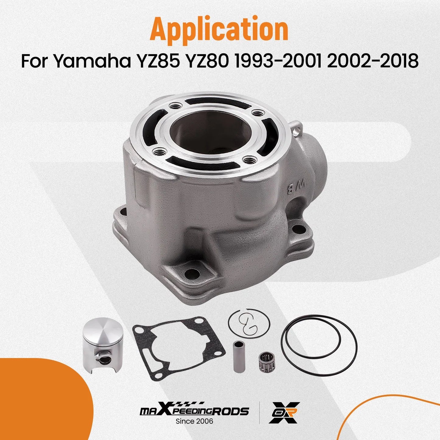 Uusi sylinterin männän tiivistesarja Yamaha YZ85 2002-2018 YZ80 1993-2001