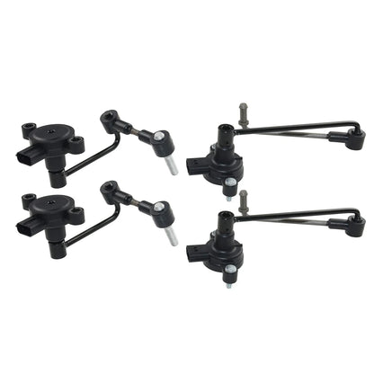 Czarny plastikowy zestaw czujników wysokości zawieszenia ap03 z metalowymi gwintowanymi trzpieniami do range rover p38