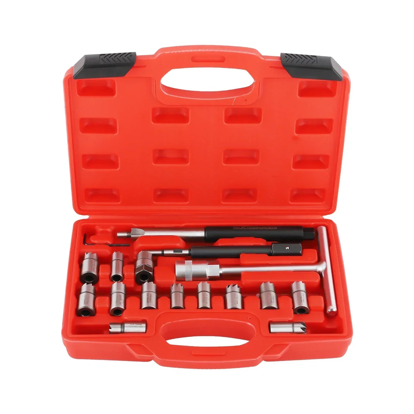 Jeu de fraises pour sièges d'injecteur diesel, 17 pcs.