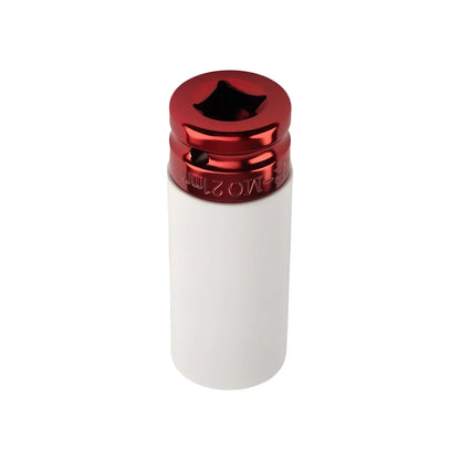 Set of deep impact sockets 1/2" 17, 19 and 21 mm for wheels
