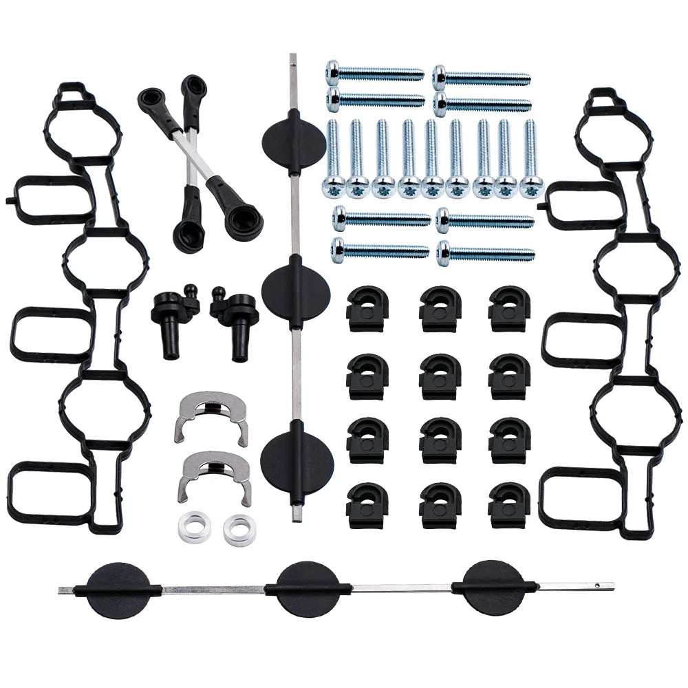 Indsugningsmanifold hvirvelklapper sæt til Audi A4 A6 A8 Q7 VW Touareg Porsche 2.7 3.0