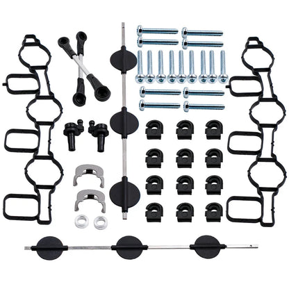 Indsugningsmanifold hvirvelklapper sæt til Audi A4 A6 A8 Q7 VW Touareg Porsche 2.7 3.0