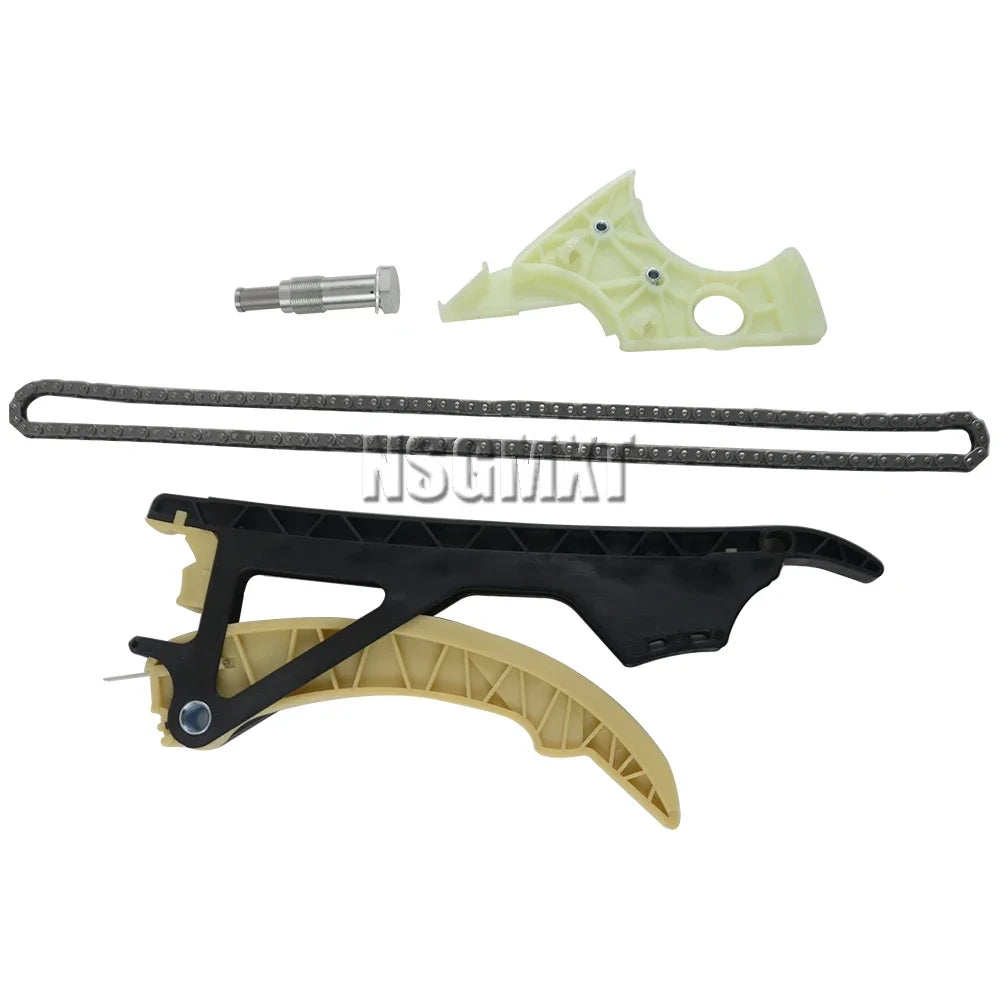 Zestaw rozrządu łańcucha ap03 n43 n53 black beige z metalowym napinaczem do bmw e60 e61 e87 e90 e92