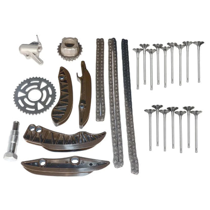 Zestaw łańcucha rozrządu zaworów silnika n47d20a n47d16a z metalowymi łańcuchami, wałkami rozrządu i dźwigniami rocker arms