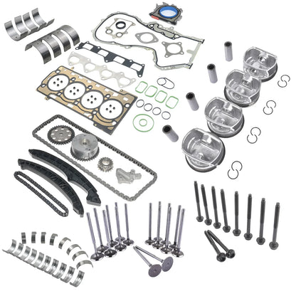AP01 Engine Timing Chain Kit Pistons Set For Audi VW Seat Skoda 1.4 TFSI CAVA CAVB 036109611K 036109611AE