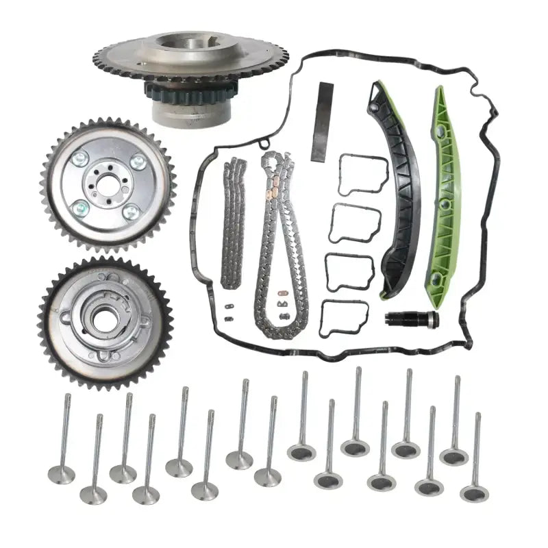 Zestaw Łańcucha Rozrządu oraz Zaworów i Regulatora Wału dla Mercedes W204 W212 M271
