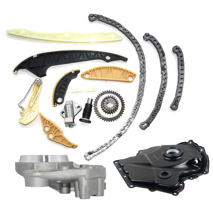 Kit de chaîne de distribution AP01 + couvercle moteur + Kit solénoïde pour VW GTI EOS CC Audi Q5 TT 2.0T 1.8L 06H109469AD 06H109509Q