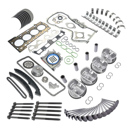 AP01 Motorsteuerkettensatz Kolbensatz für Audi VW Seat Skoda 1.4 TFSI CAVA CAVB 036109611K 036109611AE