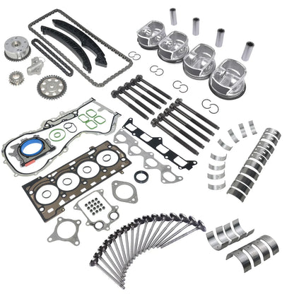 AP01 Motorsteuerkettensatz Kolbensatz für Audi VW Seat Skoda 1.4 TFSI CAVA CAVB 036109611K 036109611AE