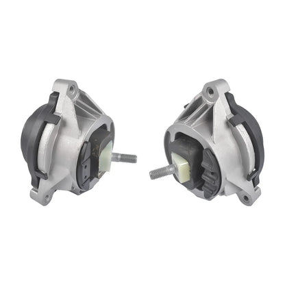 Silver i czarny hydro engine mount z gwintowaną śrubą do zestawu uchwytów silnika do bmw serii 1 2 3 4