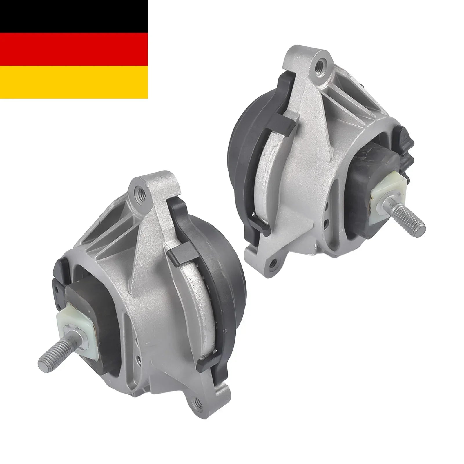 Zestaw hydro engine mount lewy i prawy do bmw serii 1 2 3 4 f20 f30 f32 srebrno-czarny z elementami z tworzywa