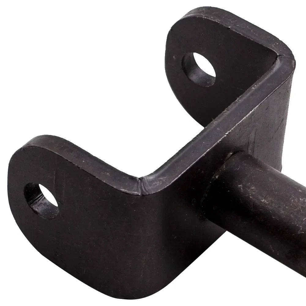Czarny metalowy kątownik l z cylindryczną tuleją do naprawy przedniego zestawu bushings and sleeves do club car 1993-2003