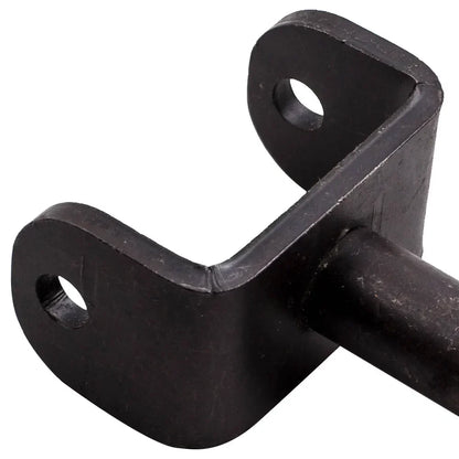 Czarny metalowy kątownik l z cylindryczną tuleją do naprawy przedniego zestawu bushings and sleeves do club car 1993-2003