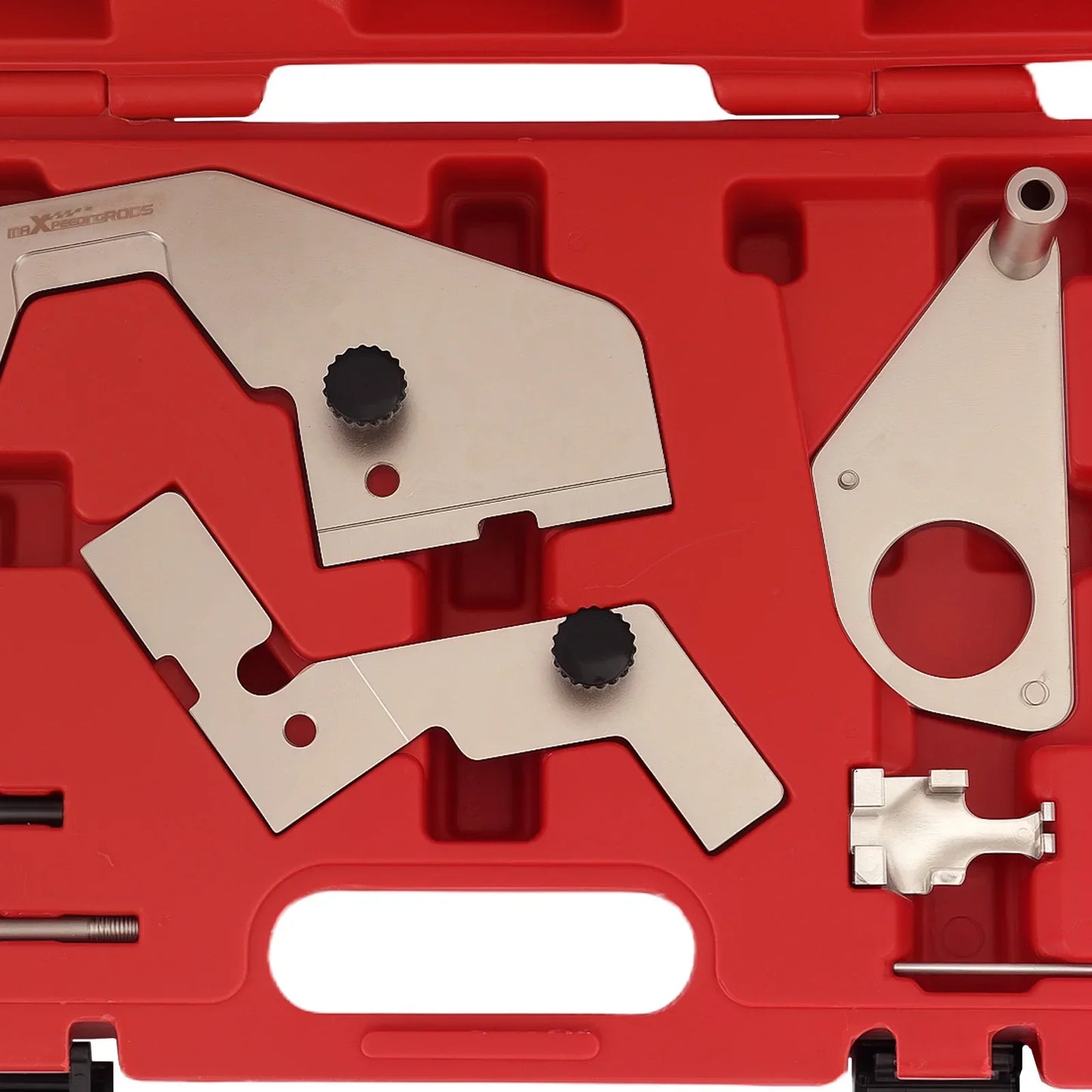 Zestaw rozrządu do ford focus kuga 2.0 GTDi 2011-2012 metalowe narzędzia w czerwonym plastikowym etui