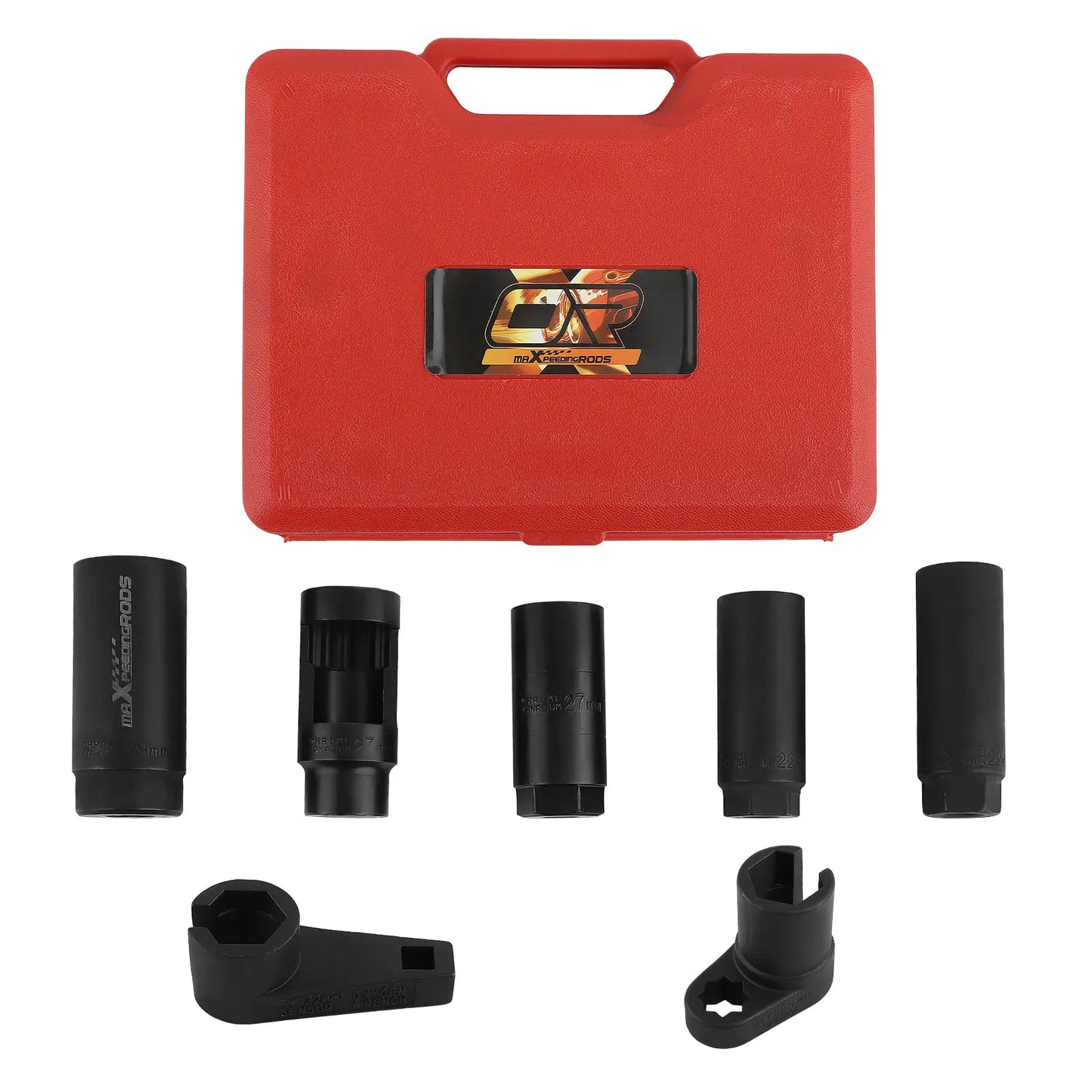Zestaw nasadek do sond lambda 7 szt. 3/8 i 1/2, 22–29 mm