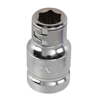 Niebieski plastikowy zestaw nasadek hex 15 sztuk 4-12 mm nasadek hex wykonanych z crv trwałych metali