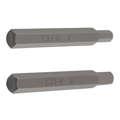 Niebieski plastikowy zestaw nasadek hex 15 sztuk 4-12 mm nasadek hex wykonanych z crv trwałych metali