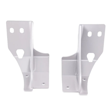 Para srebrnych metalowych uchwytów do ramion kontrolnych 4,5 cala z punktami mocowania do jeep xj cherokee