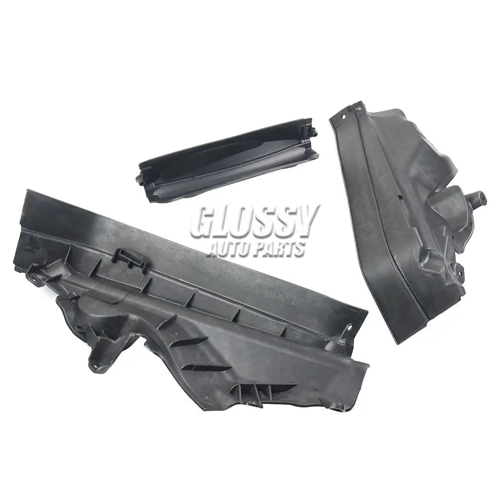 Czarny plastikowy panel przegrody silnika do bmw x5 x6 e70 e71 e72 zestaw 3 sztuk do wnętrza auta