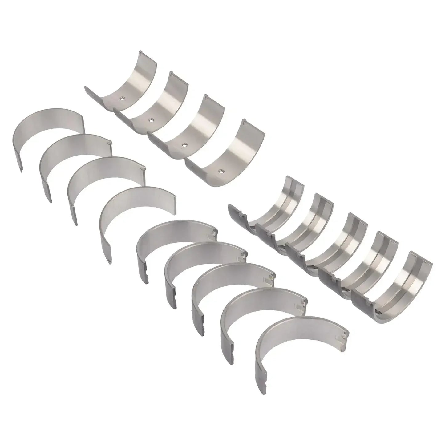 Zestaw metalicznych srebrnych panewek korbowodowych ap01 z polerowanym wykończeniem do glb 06d fsi 110kw bpy bwa