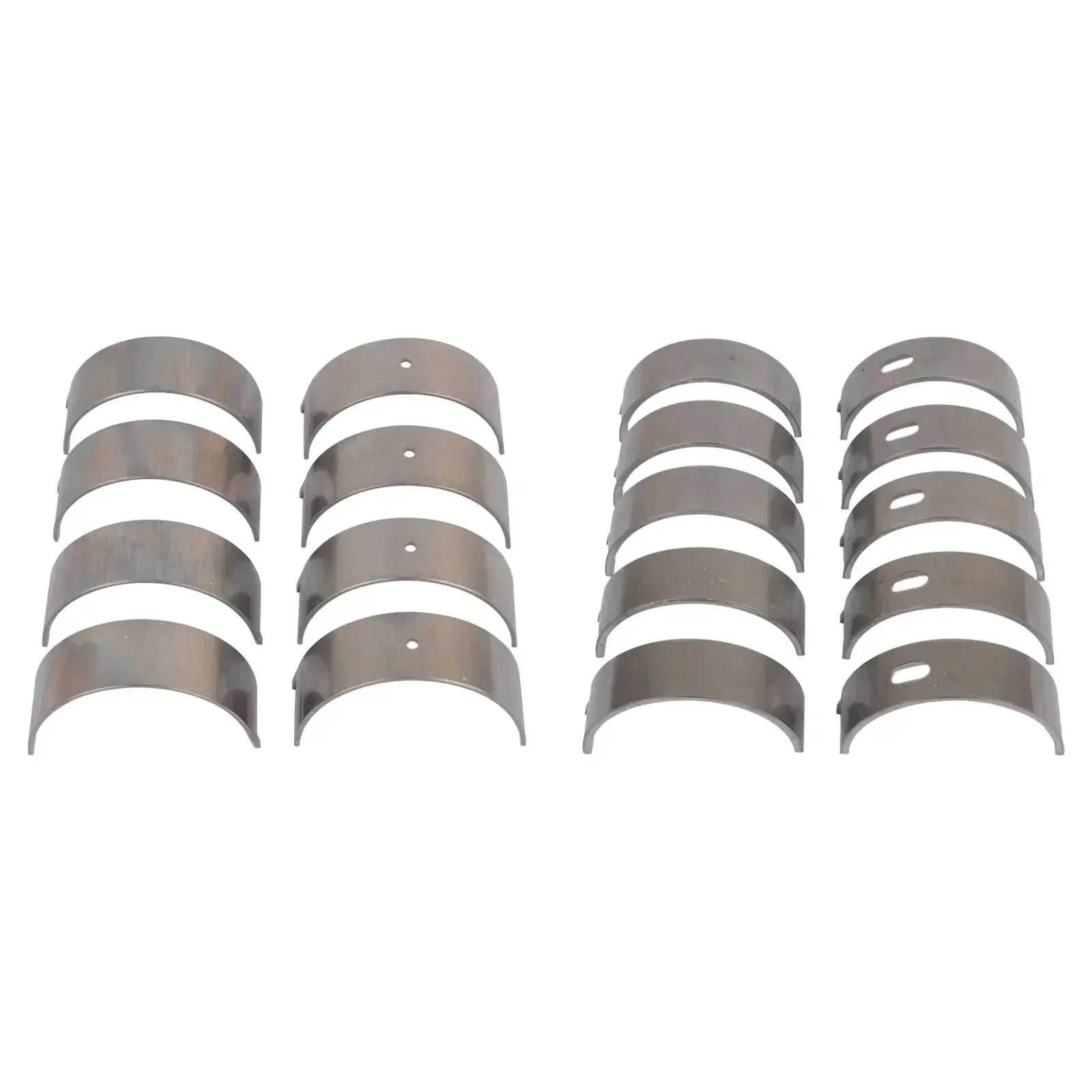 Zestaw ośmiu metalicznych panewek silnika glb 06d z metalicznym połyskiem do fsi 110kw bpy bwa vw audi skoda