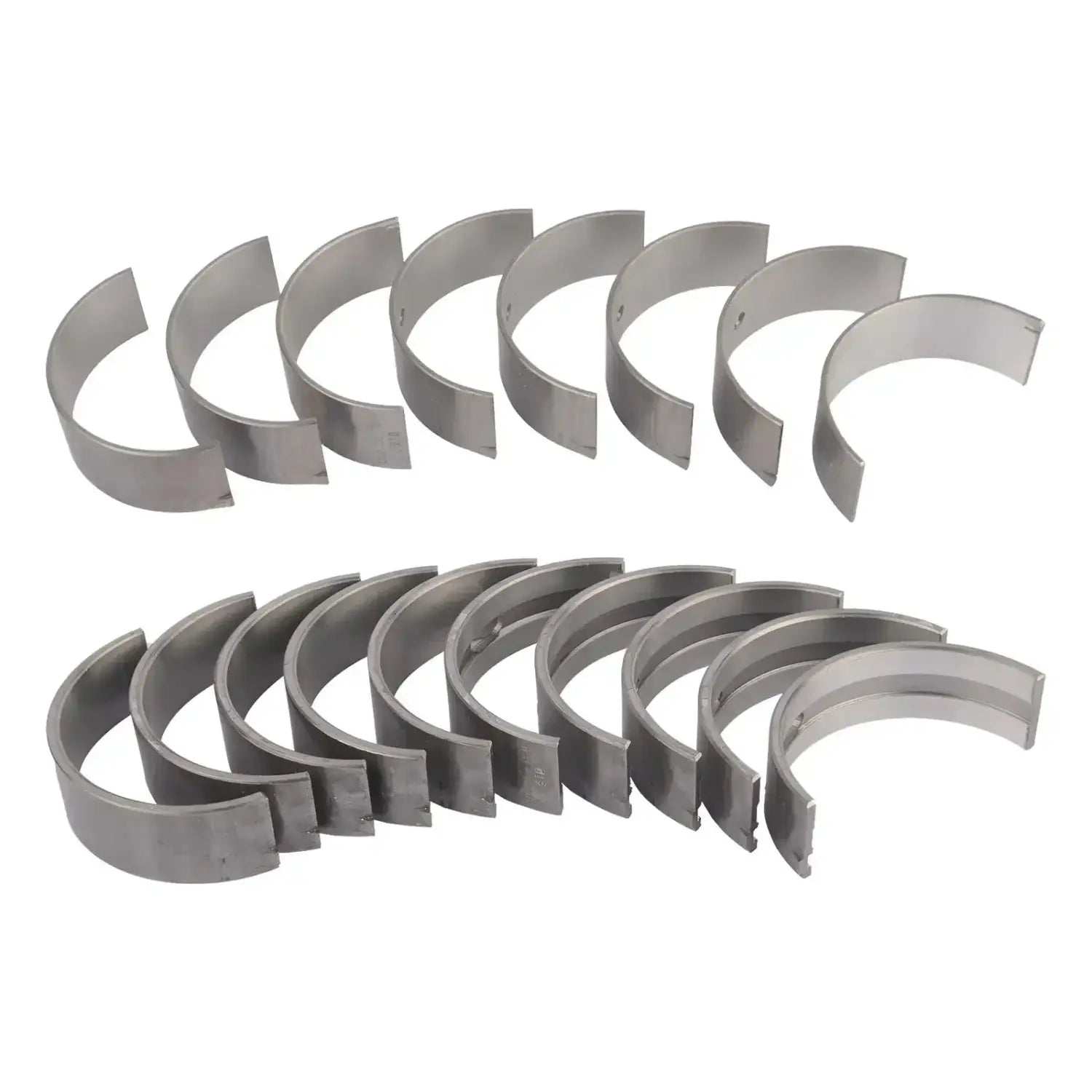 Zestaw dwunastu metalicznych szarych łożysk silnikowych ap01 do glb 06d fsi 110kw bpy bwa vw audi skoda