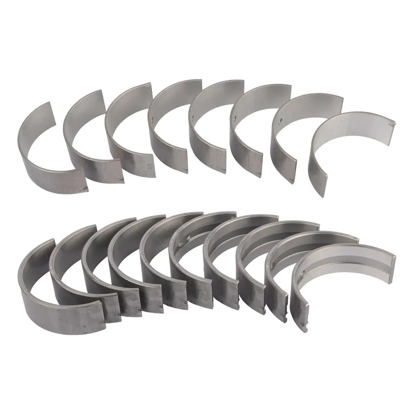 Zestaw dwunastu metalicznych szarych łożysk silnikowych ap01 do glb 06d fsi 110kw bpy bwa vw audi skoda