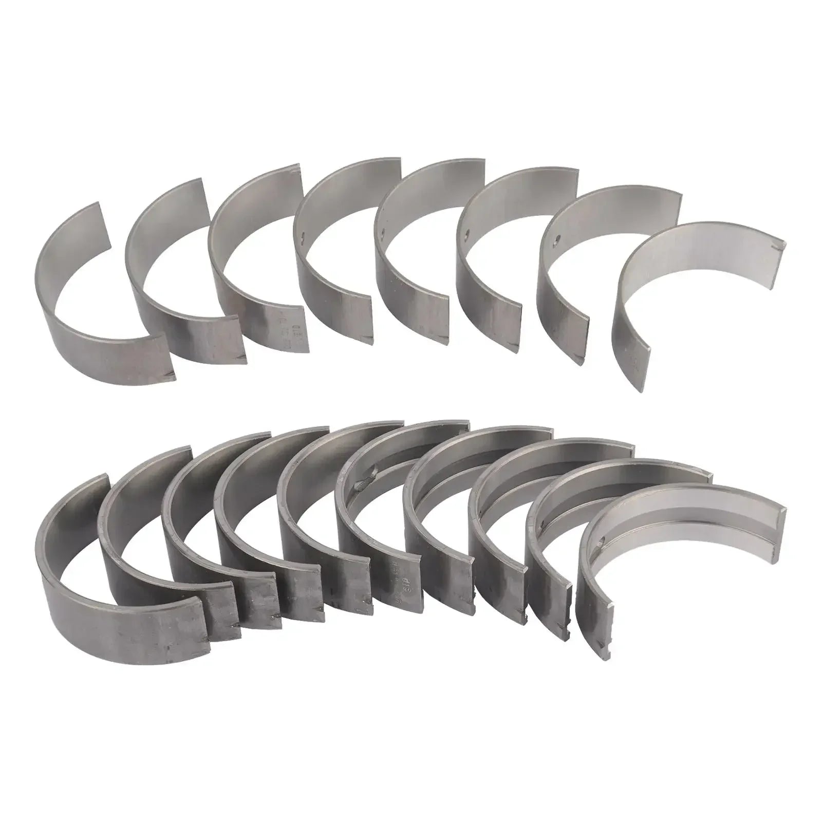 Zestaw dwunastu metalicznych szarych łożysk silnikowych ap01 do glb 06d fsi 110kw bpy bwa vw audi skoda
