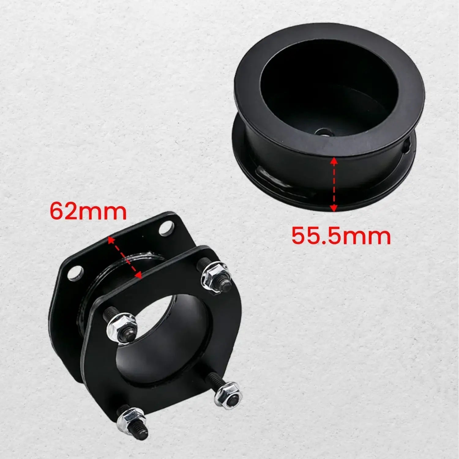 Zestaw podnosząco-poziomujący 2" przód + 2" tył do Jeep Grand Cherokee WK i Commander XK