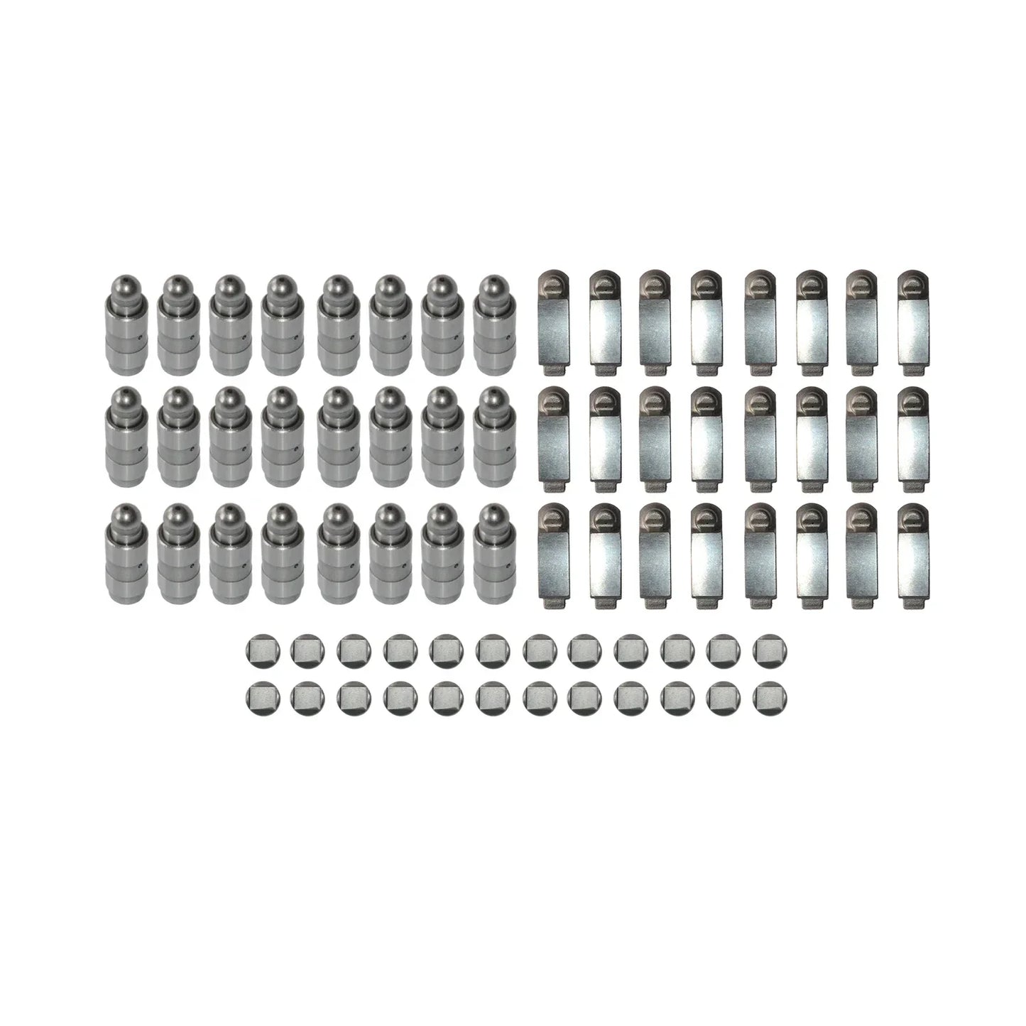 Zestaw metalowych hydraulicznych dźwigienek zaworowych i podpórek do pivot rocker arm audi a4 a8 a6 avant quattro 2.5 tdi