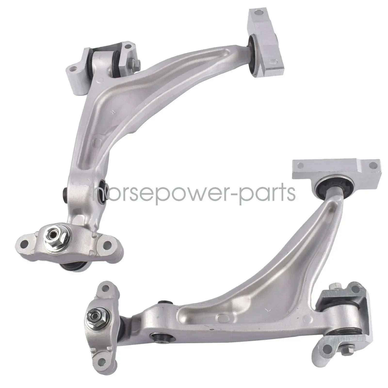 Srebrne aluminiowe wahacze dolne z przegubem kulowym do volvo v90 cross country xc90 16 18 i xc60 2018