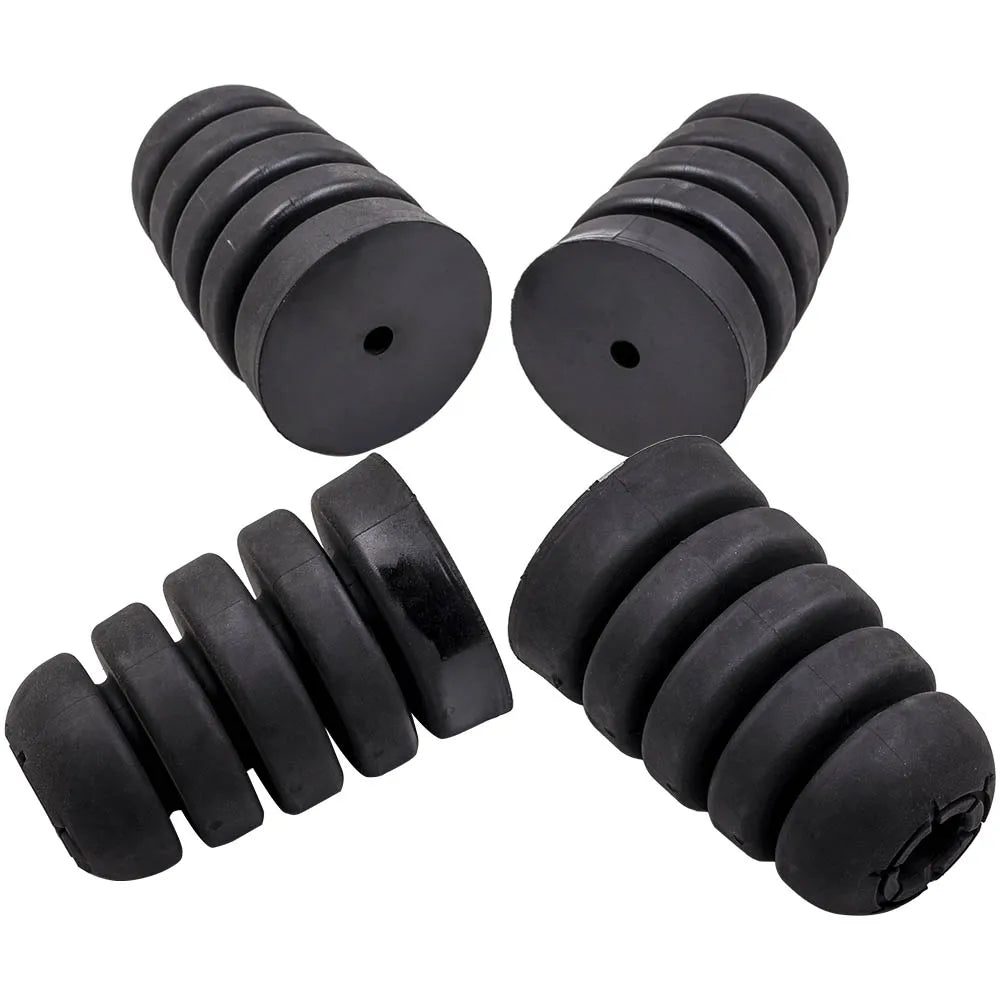Front +Rear Extension Rubber Bump Stops w/ Bracket Kit For Nissan Patrol GU GQ