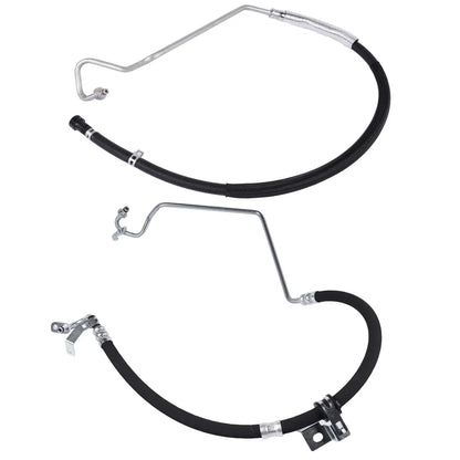 Czarne gumowe przewody hamulcowe z metalowymi chromowanymi końcówkami do ford transit mk8 2 2 td tdci rwd