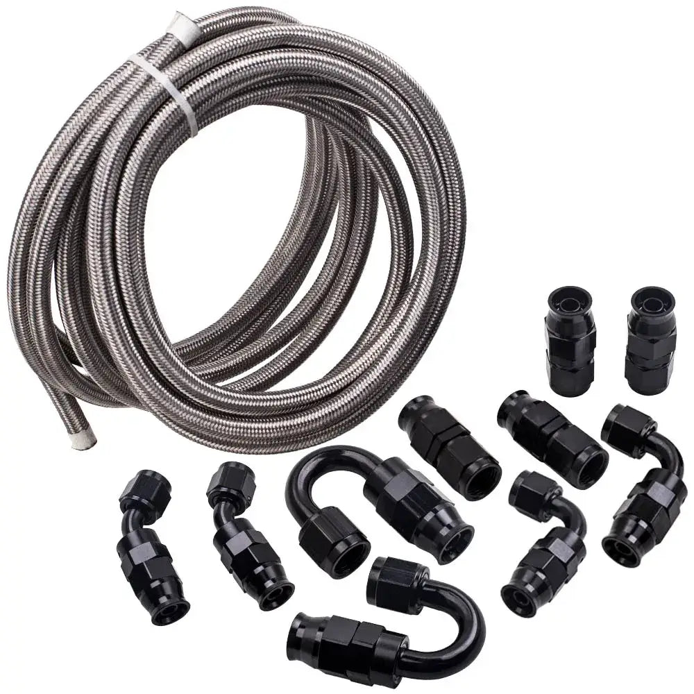 Zestaw przewodu paliwowego AN-6 PTFE 6 m z końcówkami – zdjęcie produktu