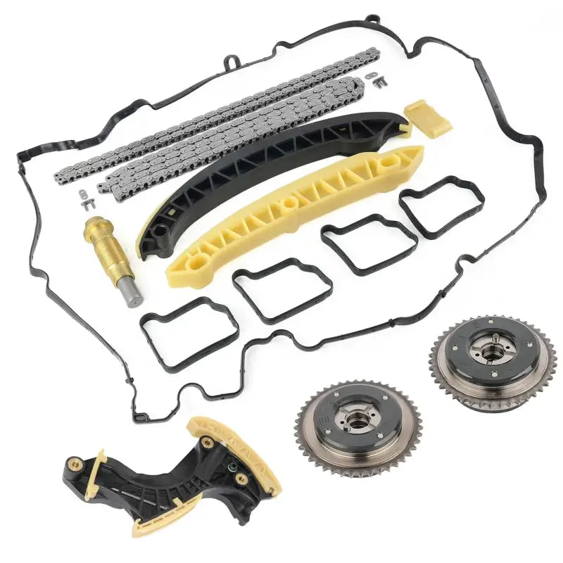 Zestaw Regulacji Wałka Rozrządu i Łańcucha z Napinaczem dla Mercedes W203 W204 W211 C 180 200 E 200 1.8 M271