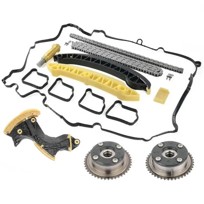 Zestaw Regulacji Wałka Rozrządu i Łańcucha z Napinaczem dla Mercedes W203 W204 W211 C 180 200 E 200 1.8 M271