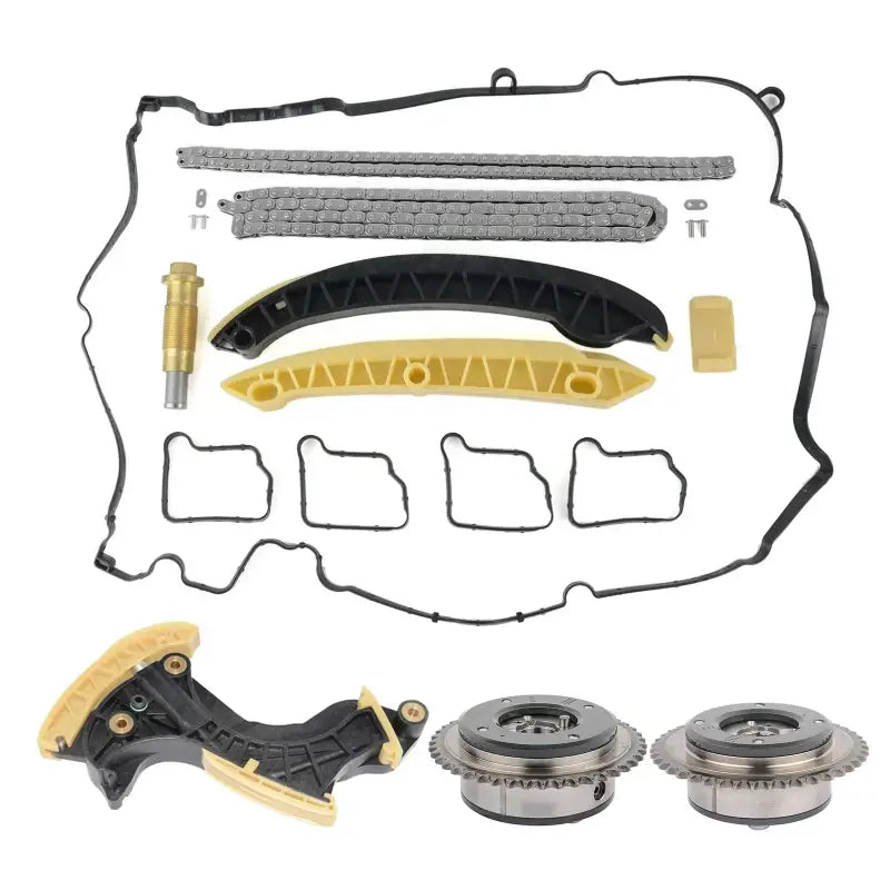 Zestaw Regulacji Wałka Rozrządu i Łańcucha z Napinaczem dla Mercedes W203 W204 W211 C 180 200 E 200 1.8 M271