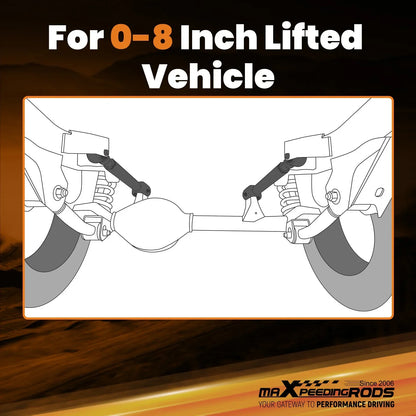 Upper Front Adjustable Control Arms 8" lift For Jeep Cherokee XJ ZJ Wrangler TJ