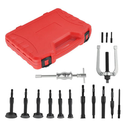 Blindhålshylsa avdragare Set, 16 st Innerlager Extractor Kit