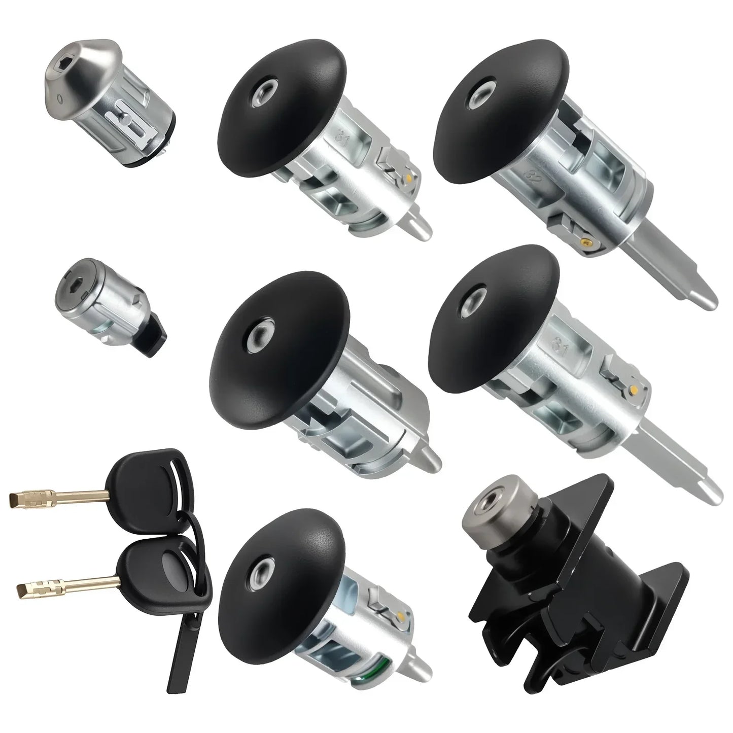 Ignition and lock set Ford Transit Connect 2002–2007, 2 keys