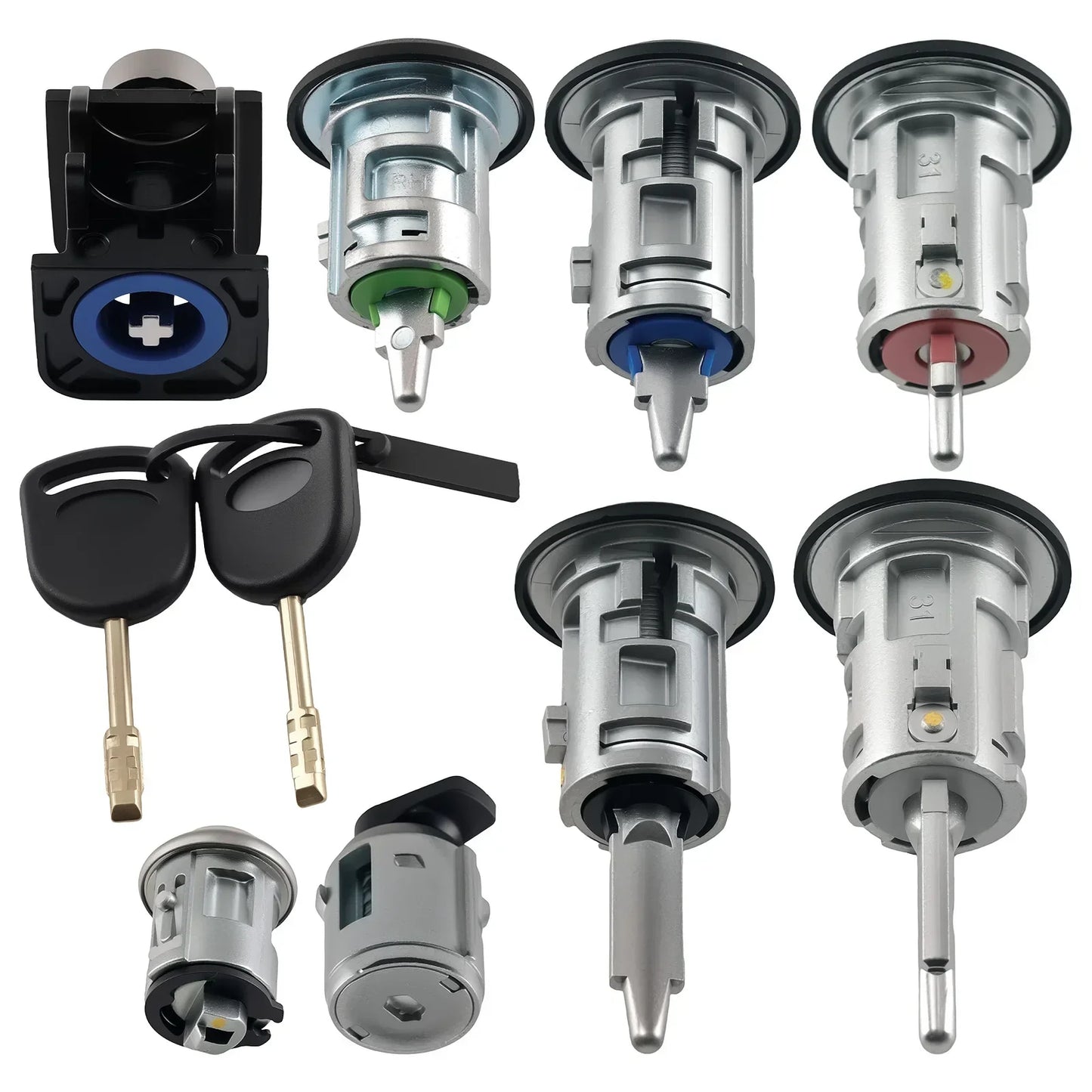 Ignition and lock set Ford Transit Connect 2002–2007, 2 keys