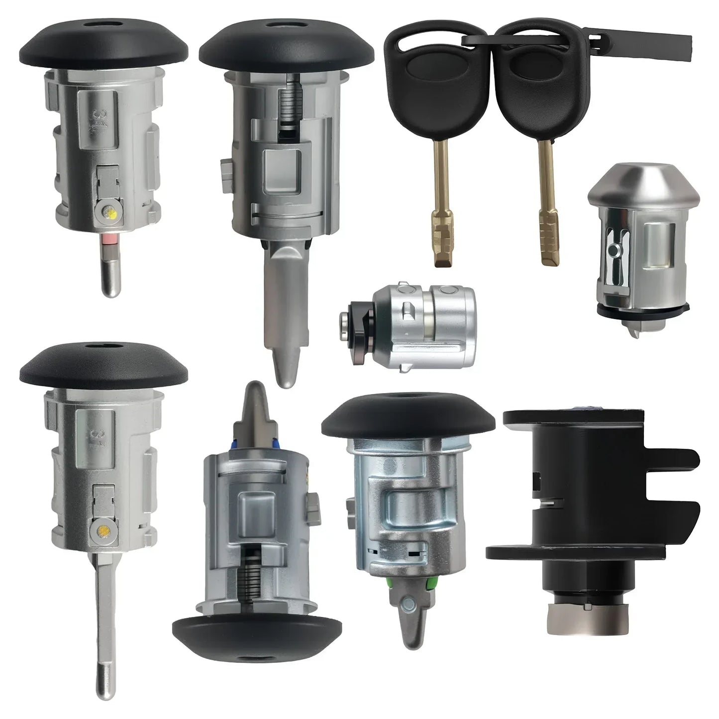 Ignition and lock set Ford Transit Connect 2002–2007, 2 keys