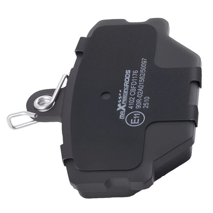 Black ceramic klocki hamulcowe zestaw tarcz przednie do smart fortwo 450 2004 2007 z metalową sprężyną i mocowaniem maxpedition