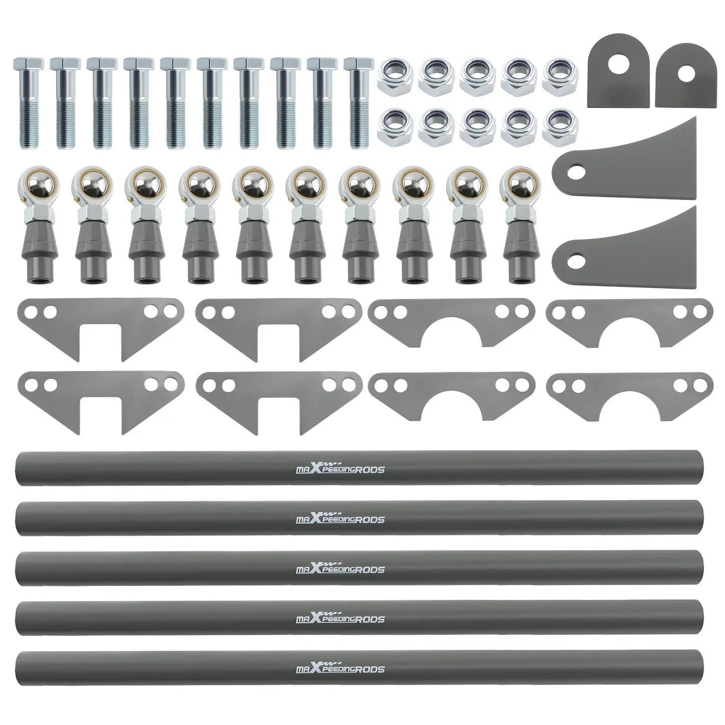 Kit sospensione posteriore a 4 bracci da saldare, 5 bracci da 24".