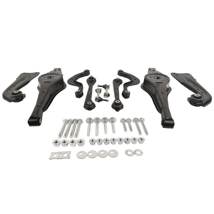 Czarny metalowy zestaw tylnych ramion zawieszenia z śrubami do control arms do audi a3 tt vw gti jetta 2006-2009