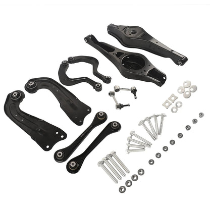 Czarny metalowy zestaw tylnych ramion zawieszenia ap01 z 10 śrubami do audi a3 tt vw gti jetta rabbit 2006-2009