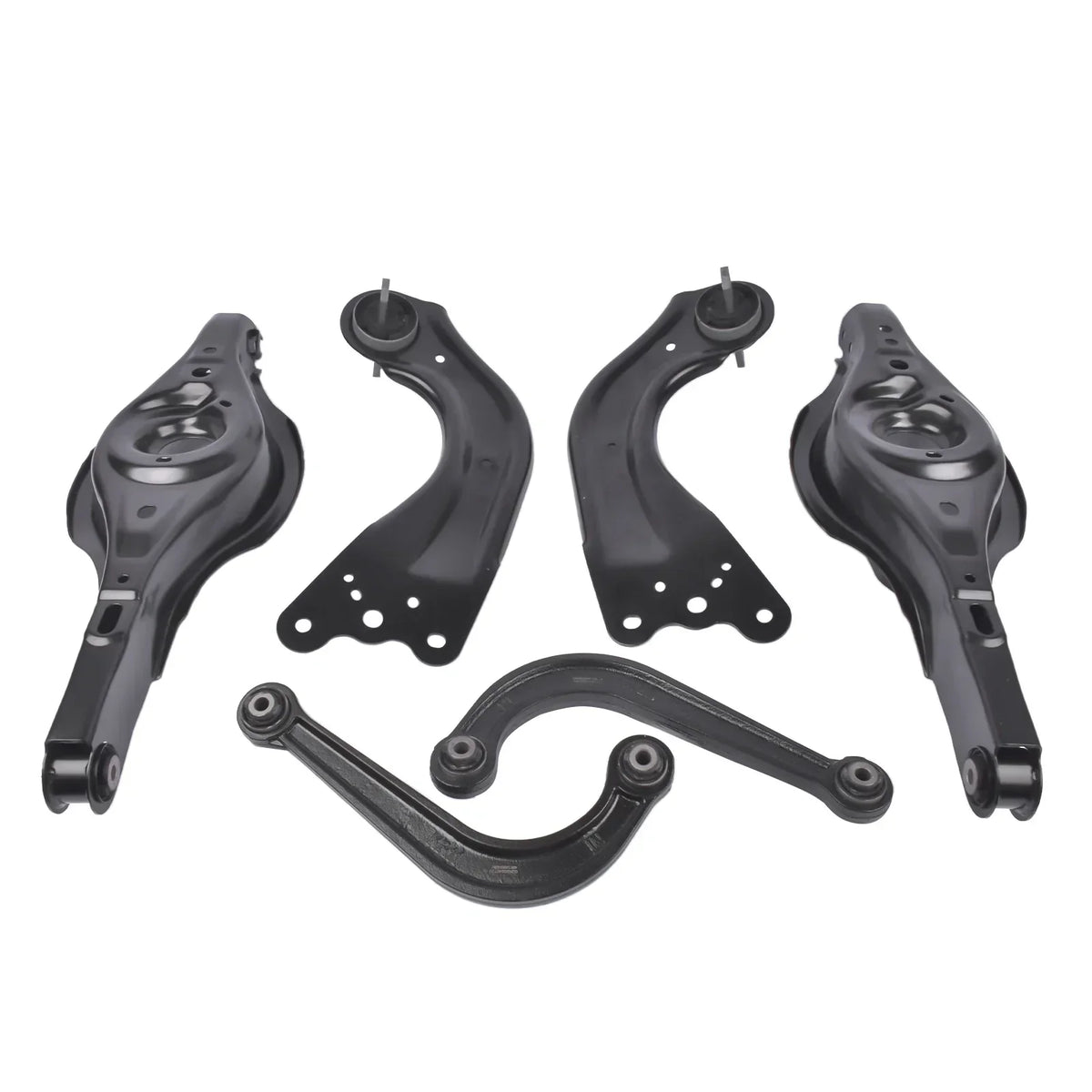 Czarny metalowy zestaw tylnych wahaczy i sworzni do zawieszenia mazda cx-5 2013–2023