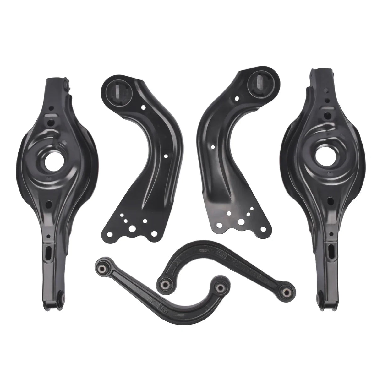 Zestaw tylnych wahaczy zawieszenia mazda cx-5 2013-2023 czarne metalowe wahacze i kule zawieszenia