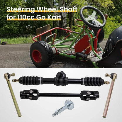 Kit de direction pour kart à pédales 110cc avec barre